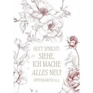 Produktbild des Artikels Jahreslosung 2026 - Poster A2 "Rosen" ()