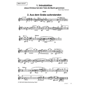 Produktbild des Artikels Er ist wahrhaftig auferstanden (Horn 1+2 in F) (Noten - Download)