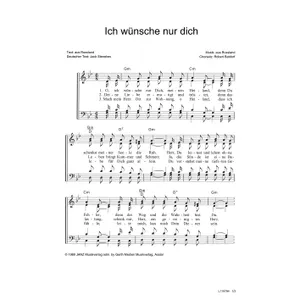 Produktbild des Artikels Ich wünsche nur dich, Herr (Noten - Download)