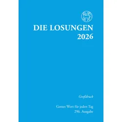 Produktbild des Artikels Losungen 2026 hellblau, Großdruck (Kalender - Kartoniert)