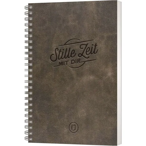 Produktbild des Artikels Stille Zeit mit Dir - Notizbuch (Lederoptik Antik) (Schreibwaren - Spiralbindung)