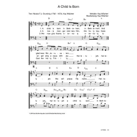 Produktbild des Artikels A Child Is Born (Noten - Download)