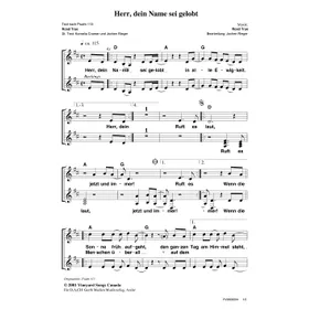 Produktbild des Artikels Herr, dein Name sei gelobt (Noten - Download)