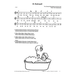 Produktbild des Artikels Badespaß (Noten - Download)