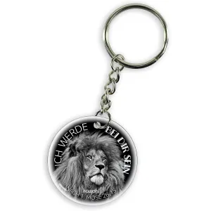 Produktbild des Artikels Schlüsselanhänger Edelstahl "Ich werde bei dir sein" ()