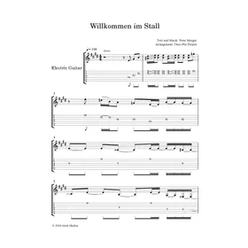 Produktbild des Artikels Willkommen im Stall (E-Gitarre) (Noten - Download)
