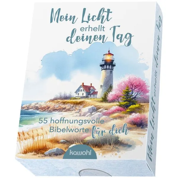 Produktbild des Artikels Karten-Box: Mein Licht erhellt deinen Tag (Schreibwaren)