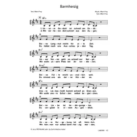 Produktbild des Artikels Barmherzig (Noten - Download)