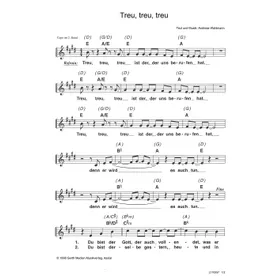 Produktbild des Artikels Treu, treu, treu (Noten - Download)