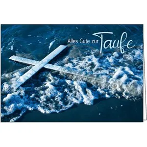 Produktbild des Artikels Faltkarte: Alles Gute zur Taufe (Schreibwaren)