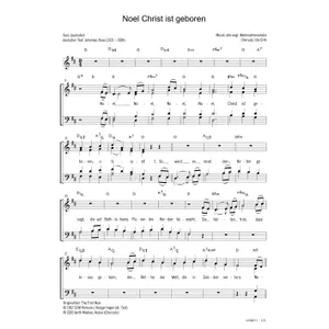 Produktbild des Artikels Noel, Christ ist geboren (Noten - Download)