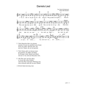 Produktbild des Artikels Daniels Lied (Noten - Download)