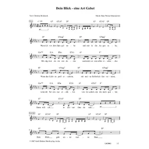 Produktbild des Artikels Dein Blick - eine Art Gebet (Noten - Download)
