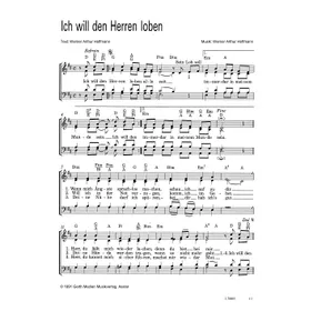 Produktbild des Artikels Ich will den Herren loben (Noten - Download)