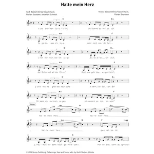 Produktbild des Artikels Halte mein Herz (Noten - Download)
