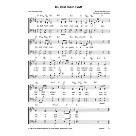 Produktbild des Artikels Du bist mein Gott (Noten - Download)