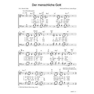 Produktbild des Artikels Der menschliche Gott (Noten - Download)