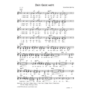 Produktbild des Artikels Dein Geist weht (Noten - Download)