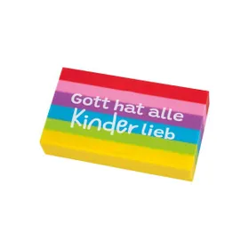 Produktbild des Artikels Radiergummi "Regenbogen" (Schreibwaren)