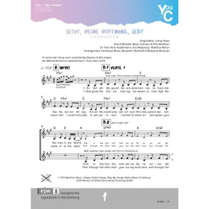 Produktbild des Artikels Jesus, meine Hoffnung lebt (Noten - Download)