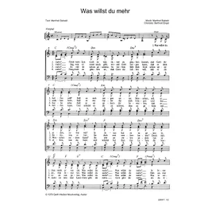 Produktbild des Artikels Was willst du mehr (Noten - Download)