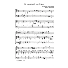 Produktbild des Artikels Für mich gingst du nach Golgatha (Noten - Download)
