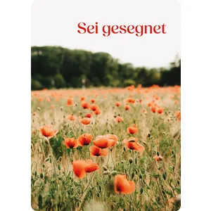 Produktbild des Artikels Postkarte - Sei gesegnet (Schreibwaren)