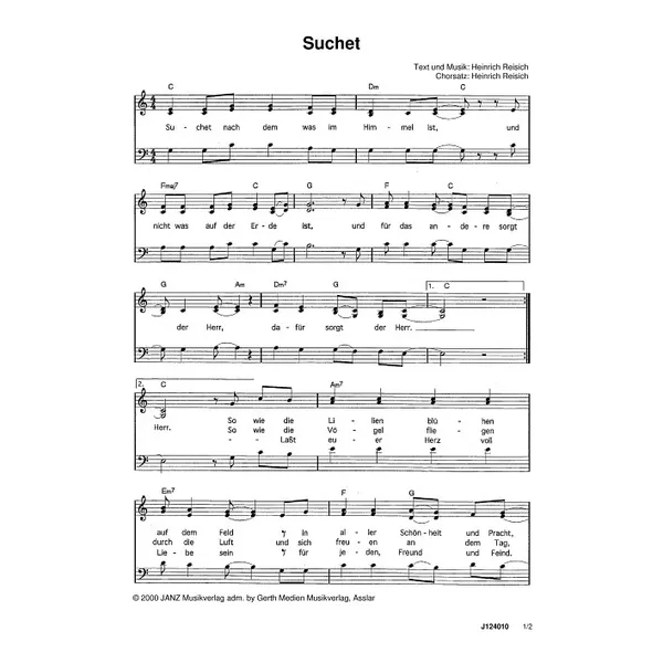 Produktbild des Artikels Suchet (Noten - Download)