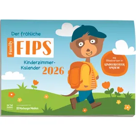 Produktbild des Artikels Der fröhliche Family-Fips Kinderzimmer-Kalender 2026 (Kalender - Geheftet)