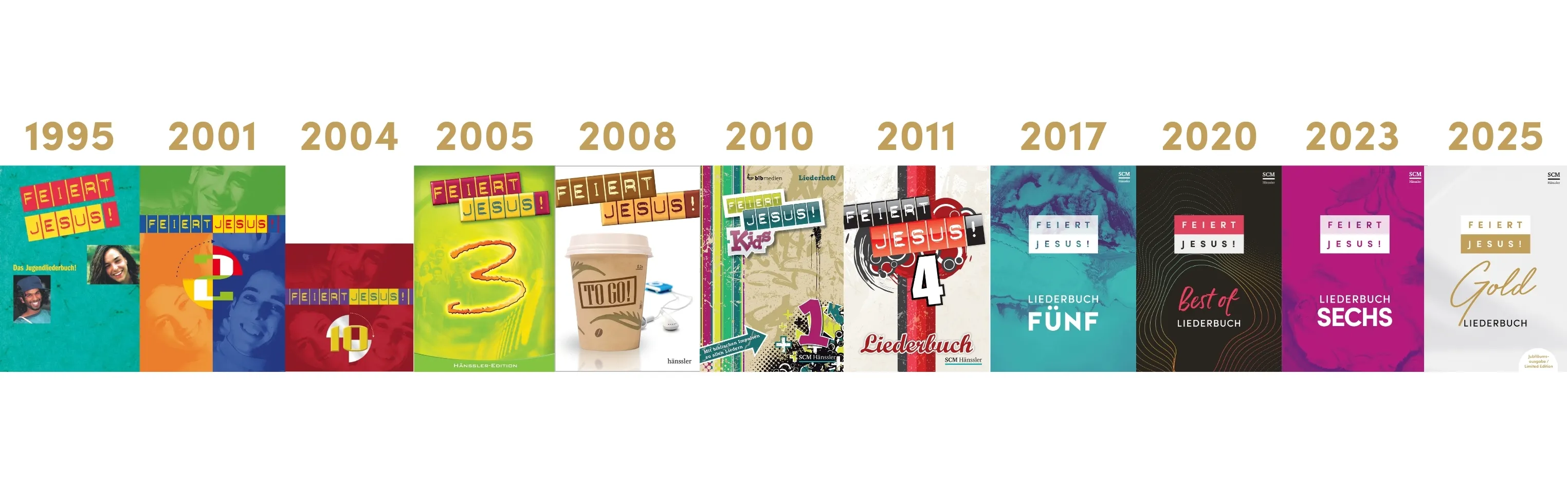 Liederbücher 1995 bis 2025