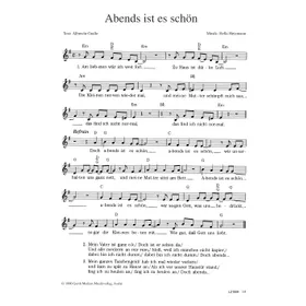 Produktbild des Artikels Abends ist es schön (Noten - Download)