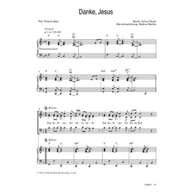 Produktbild des Artikels Danke, Jesus (Noten - Download)