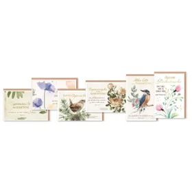 Produktbild des Artikels Faltkarten Geburtstag - 6er Set (Schreibwaren)