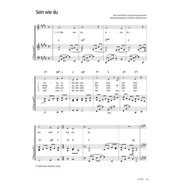 Produktbild des Artikels Sein wie du (Noten - Download)