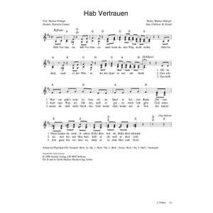 Produktbild des Artikels Hab Vertrauen (Noten - Download)