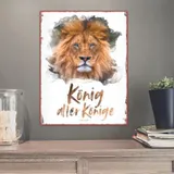 Stimmungsbild zu Metallschild groß - König aller Könige