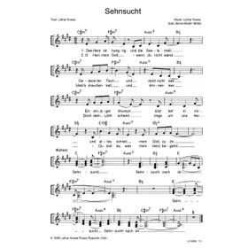 Produktbild des Artikels Sehnsucht (Noten - Download)