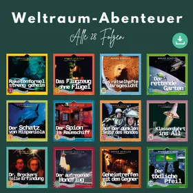 Produktbild des Artikels Dr. Brockers Weltraum-Abenteuer - alle 28 Folgen (MP3-Hörspiel - Download)