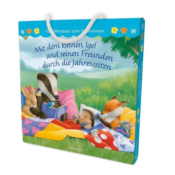 Produktbild des Artikels Mit dem kleinen Igel und seinen Freunden durch die Jahreszeiten (Buch)