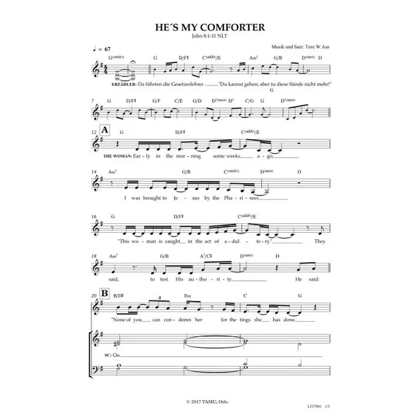 Produktbild des Artikels He's My Comforter (Noten - Download)
