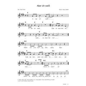 Produktbild des Artikels Aber ich weiß (Noten - Download)