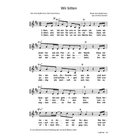 Produktbild des Artikels Wir bitten (Noten - Download)