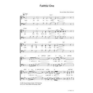 Produktbild des Artikels Faithful One (Noten - Download)