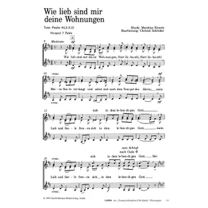 Produktbild des Artikels Wie lieb sind mir deine Wohnungen (Noten - Download)