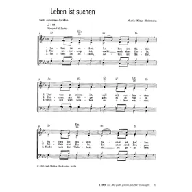 Produktbild des Artikels Leben ist suchen (Noten - Download)