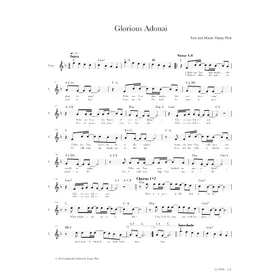 Produktbild des Artikels Glorious Adonai (Noten - Download)