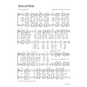 Produktbild des Artikels Worte und Wörter (Noten - Download)