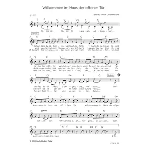 Produktbild des Artikels Willkommen im Haus der offnen Tür (Noten - Download)