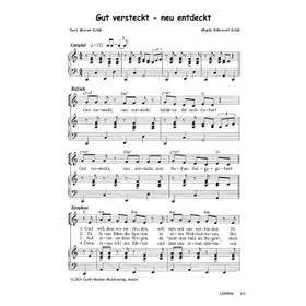 Produktbild des Artikels Gut versteckt, neu entdeckt (Noten - Download)