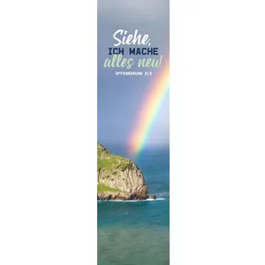Produktbild des Artikels Jahreslosung 2026 - Lesezeichen "Regenbogen" (Schreibwaren)